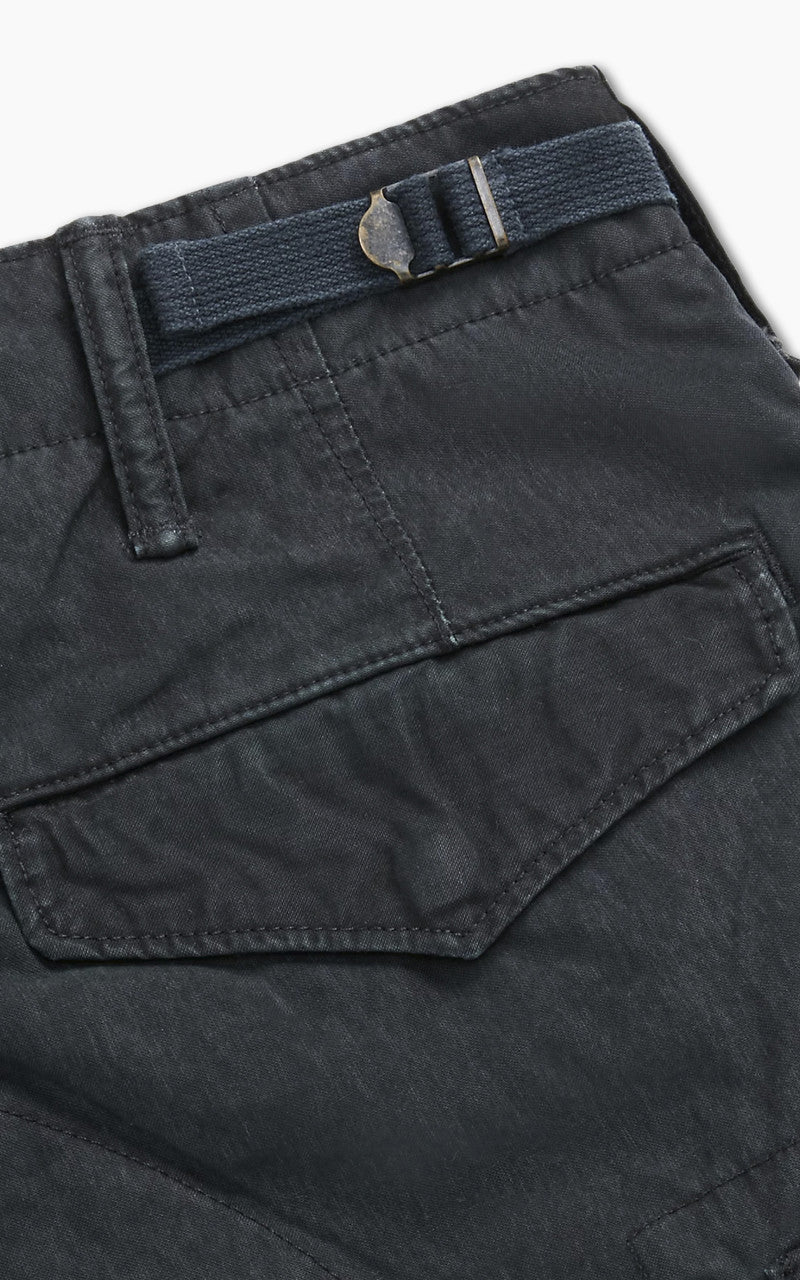 RRL Regiment Poplin Cargo Short Black