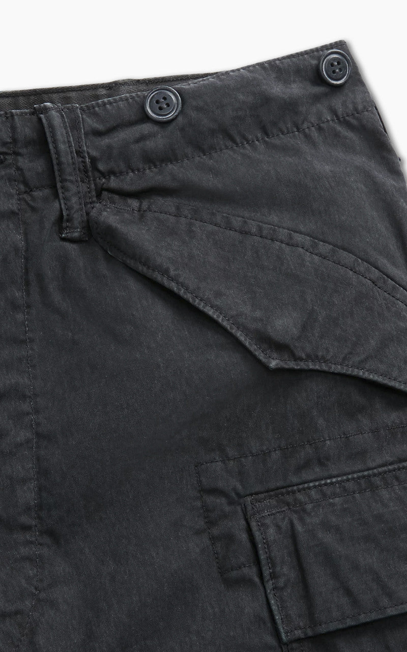 RRL Regiment Poplin Cargo Short Black