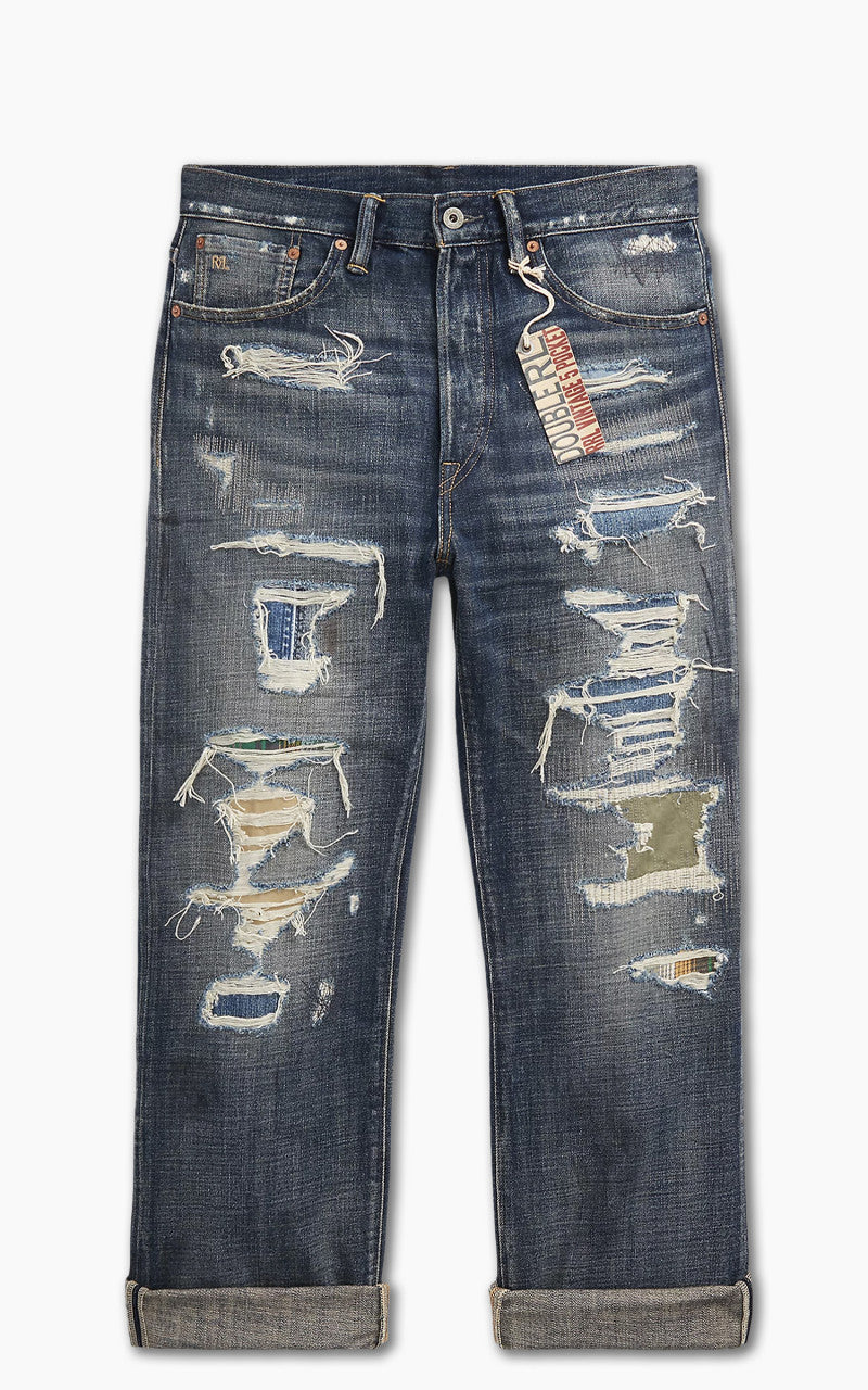RRL Vintage Five-Pocket Fit Repaired Jean Sumter Wash