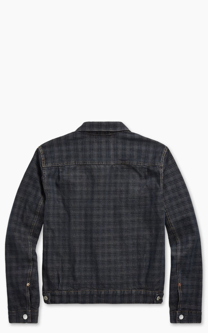 RRL Limited-Edition Jacquard Denim Jacket Nighford Wash
