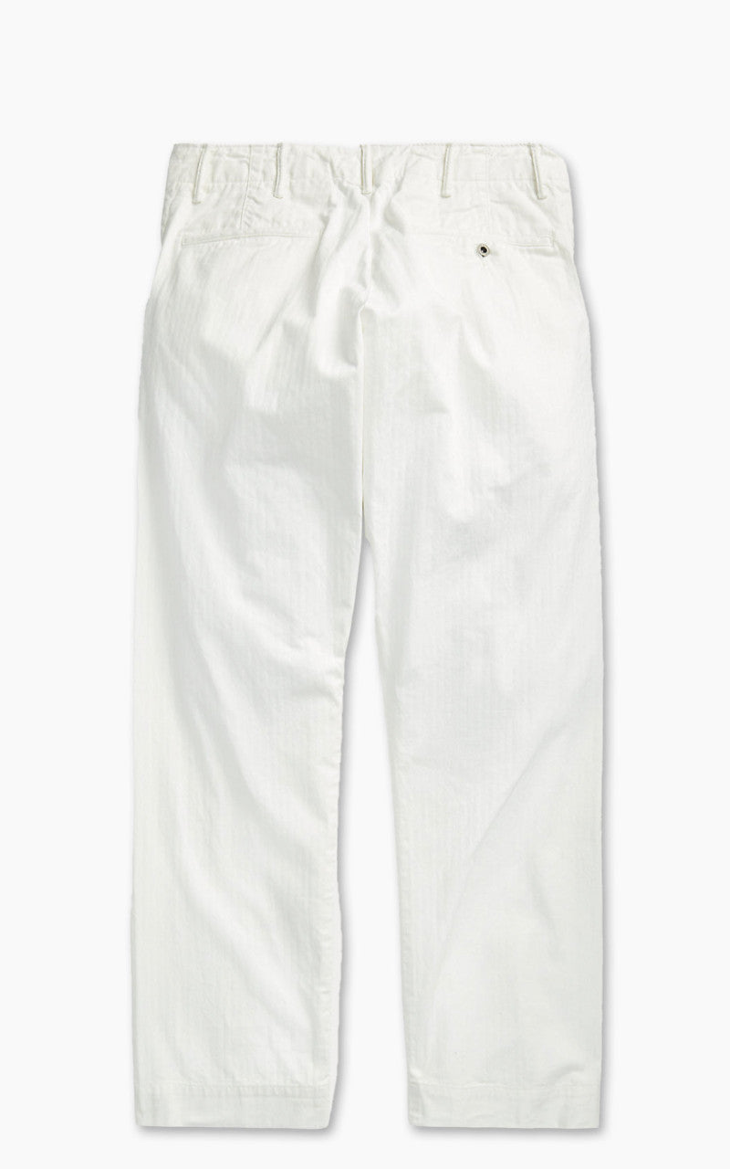 RRL Herringbone Twill Field Trouser White
