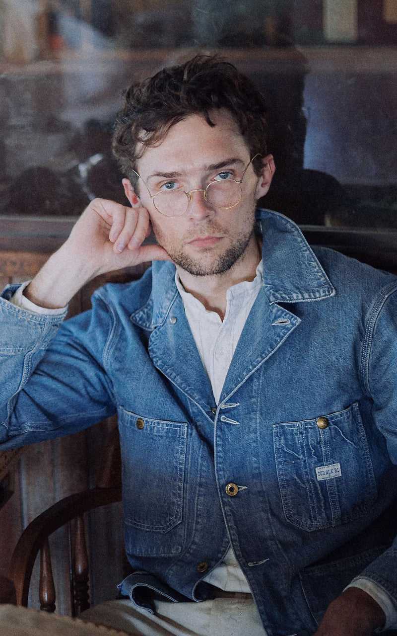 RRL Indigo Denim Engineer Jacket Atmore Wash