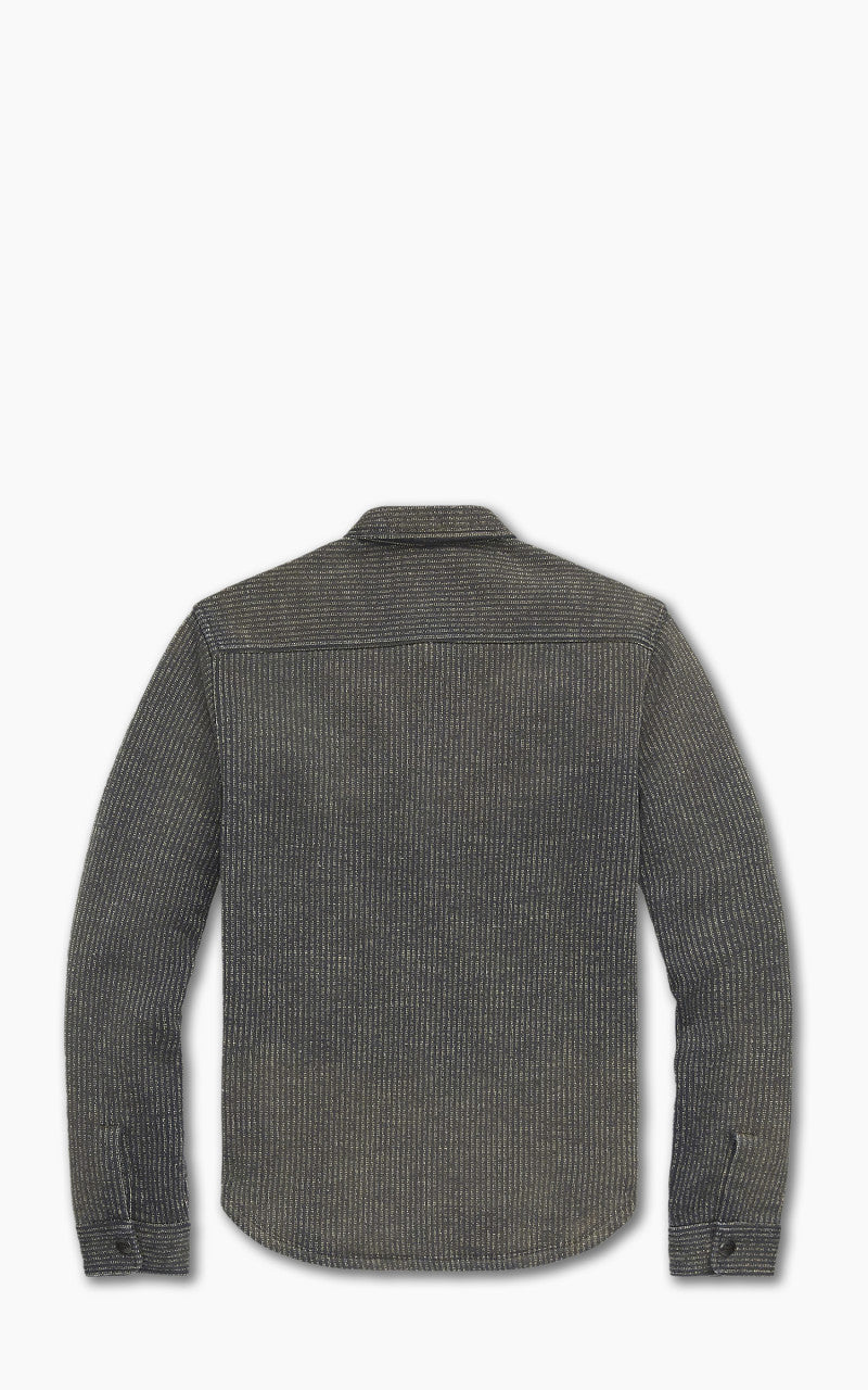 RRL Fleece Jacquard Workshirt Black/Multi