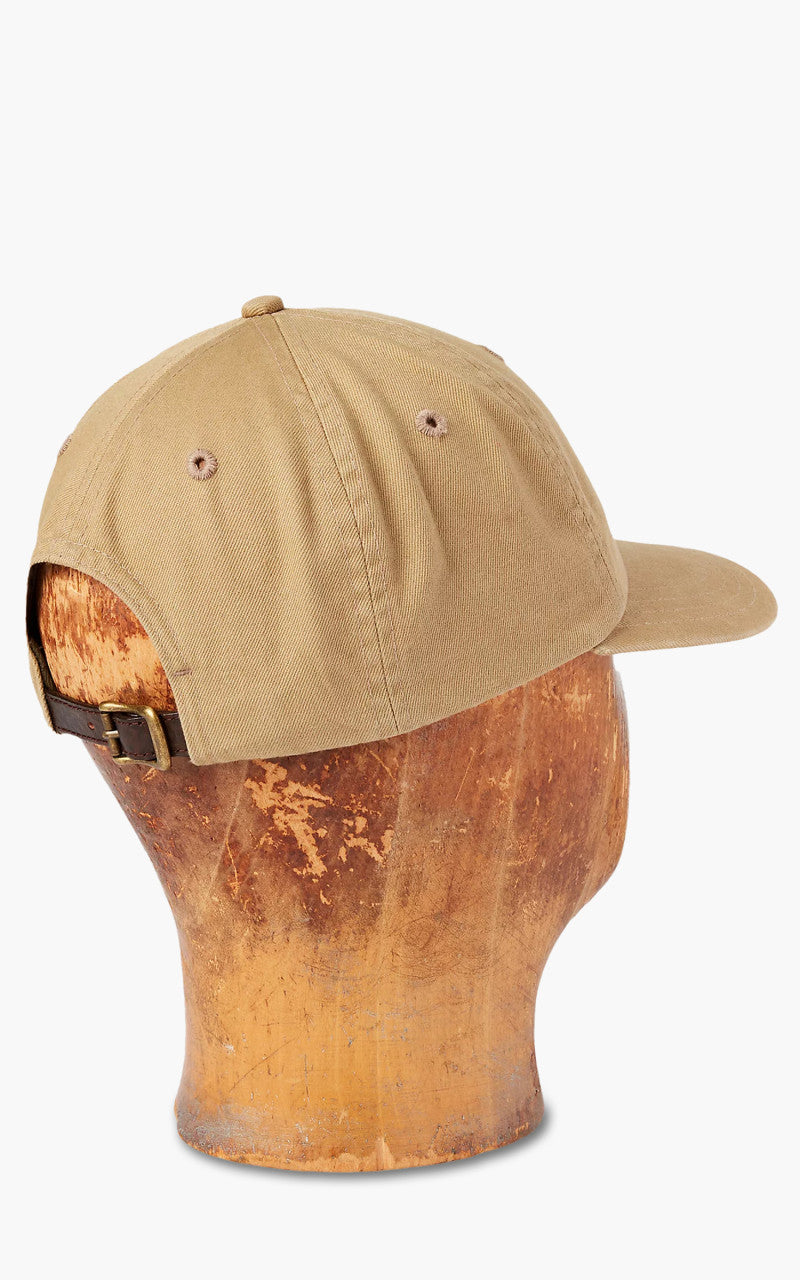 RRL Ranch Logo Twill Ball Cap Khaki