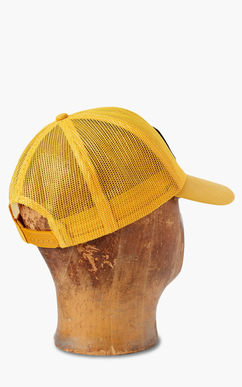 RRL Logo-Patch Mesh Trucker Cap Antique Gold