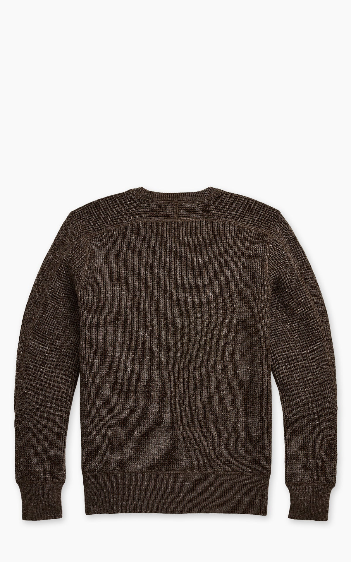 RRL Waffle-Knit Cotton-Wool Sweater Dark Olive Heather