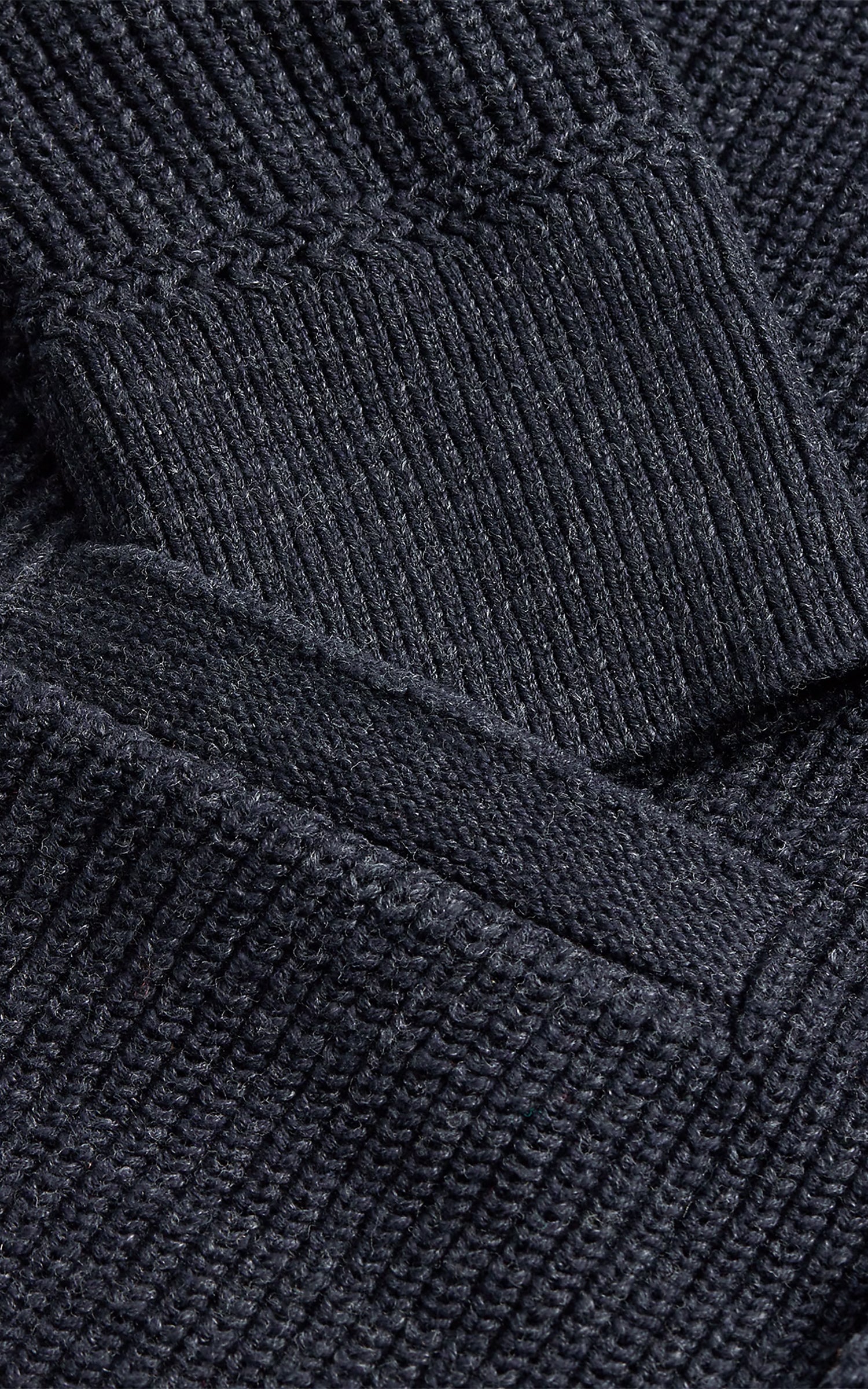 RRL Cotton Shawl-Collar Cardigan Dark Navy Heather