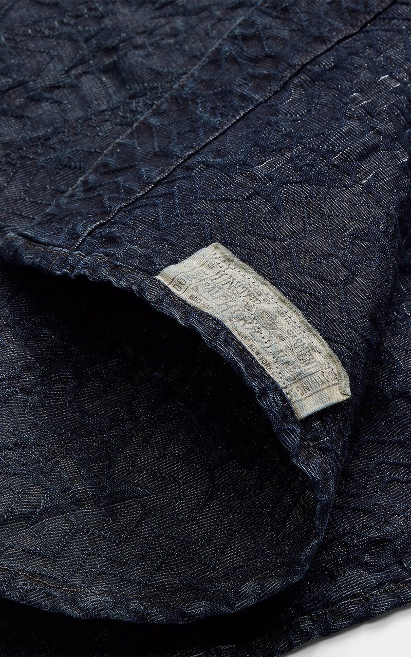 RRL Indigo Jacquard Workshirt Indigo