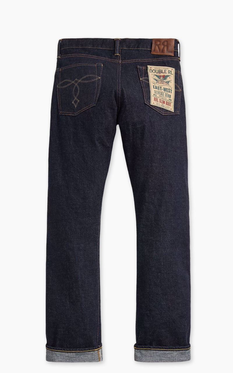 RRL Slim Boot East-West Selvedge Jean Indigo Rinse