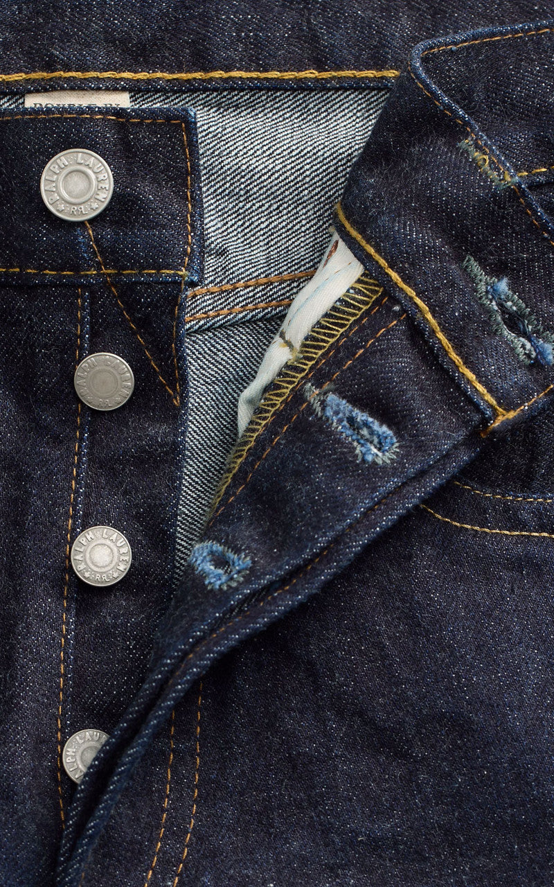 RRL Slim Boot East-West Selvedge Jean Indigo Rinse