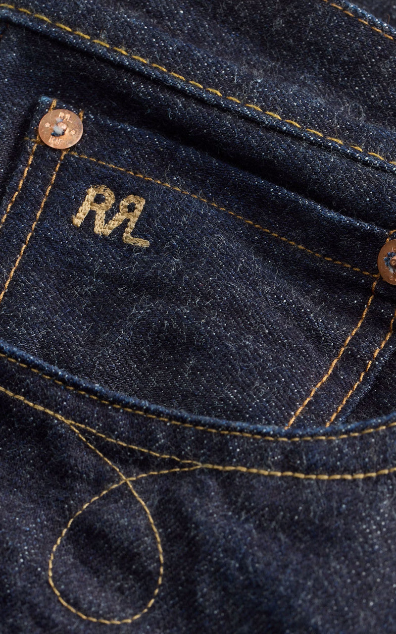 RRL Slim Boot East-West Selvedge Jean Indigo Rinse