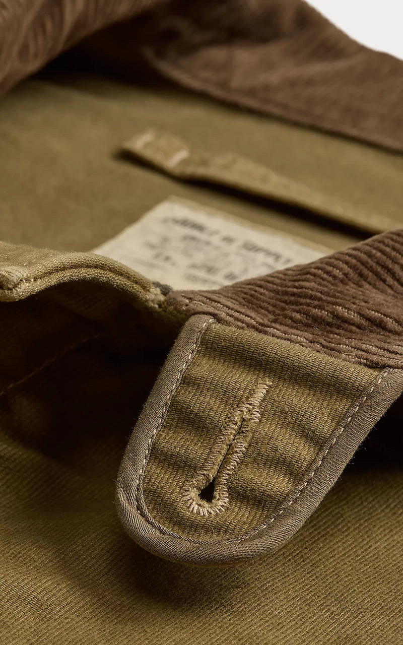 RRL Bower Deck Jacket Khaki Drab