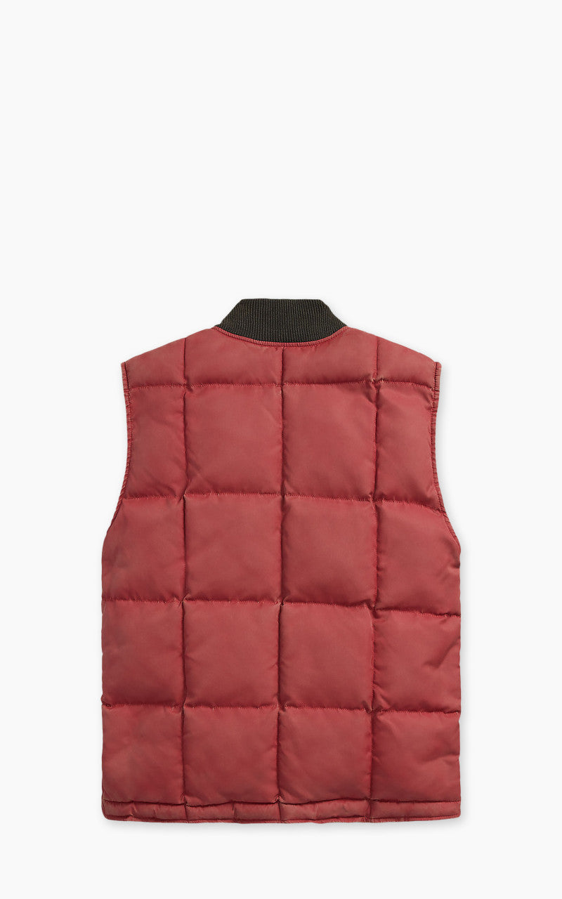 RRL Gladstone Quilted Vest Vintage Red