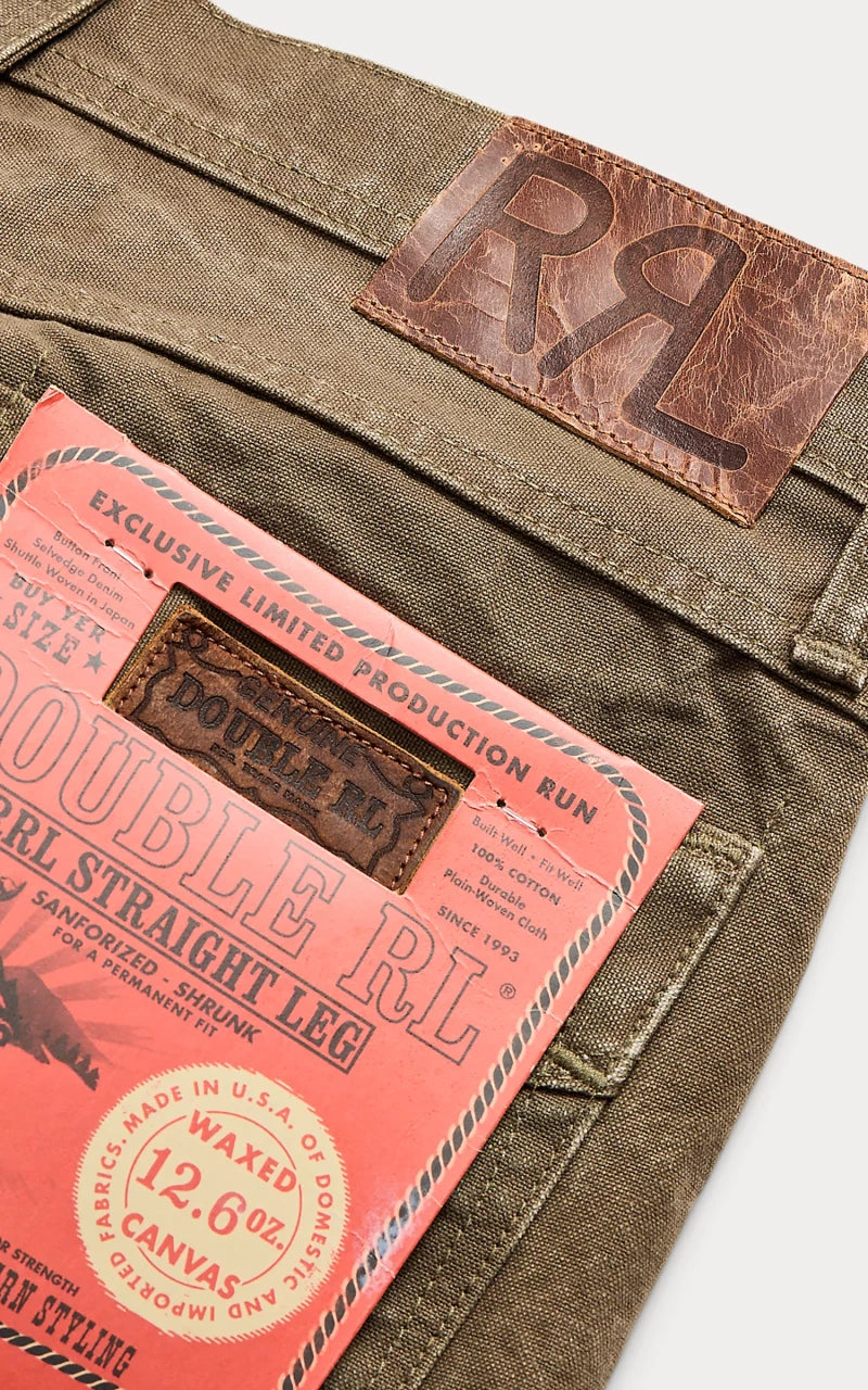 RRL Straight Canvas Trouser Limited Edition Medium Brown