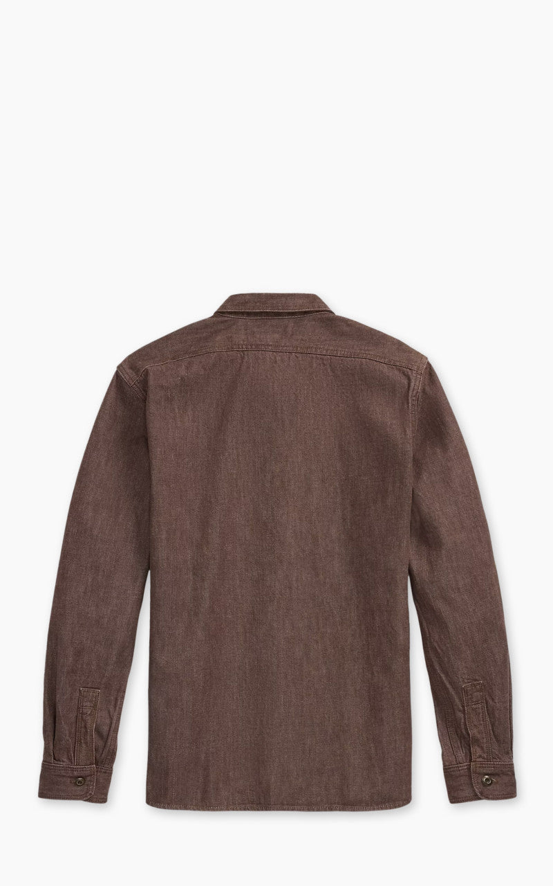 RRL Denim Workshirt Brown