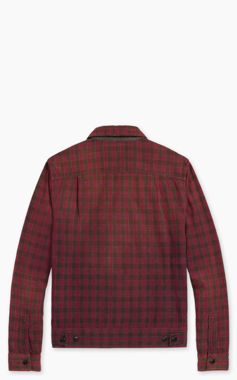 RRL Checked Woven Shirt Jacket Red/Black