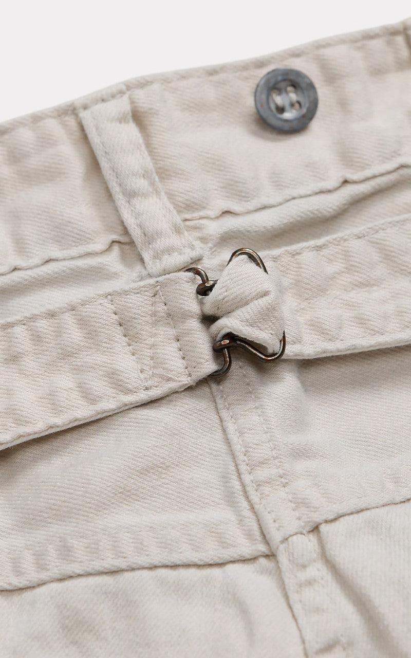 RRL Engineer Fit Repaired Carpenter Trouser Destroy And Repaired Creme