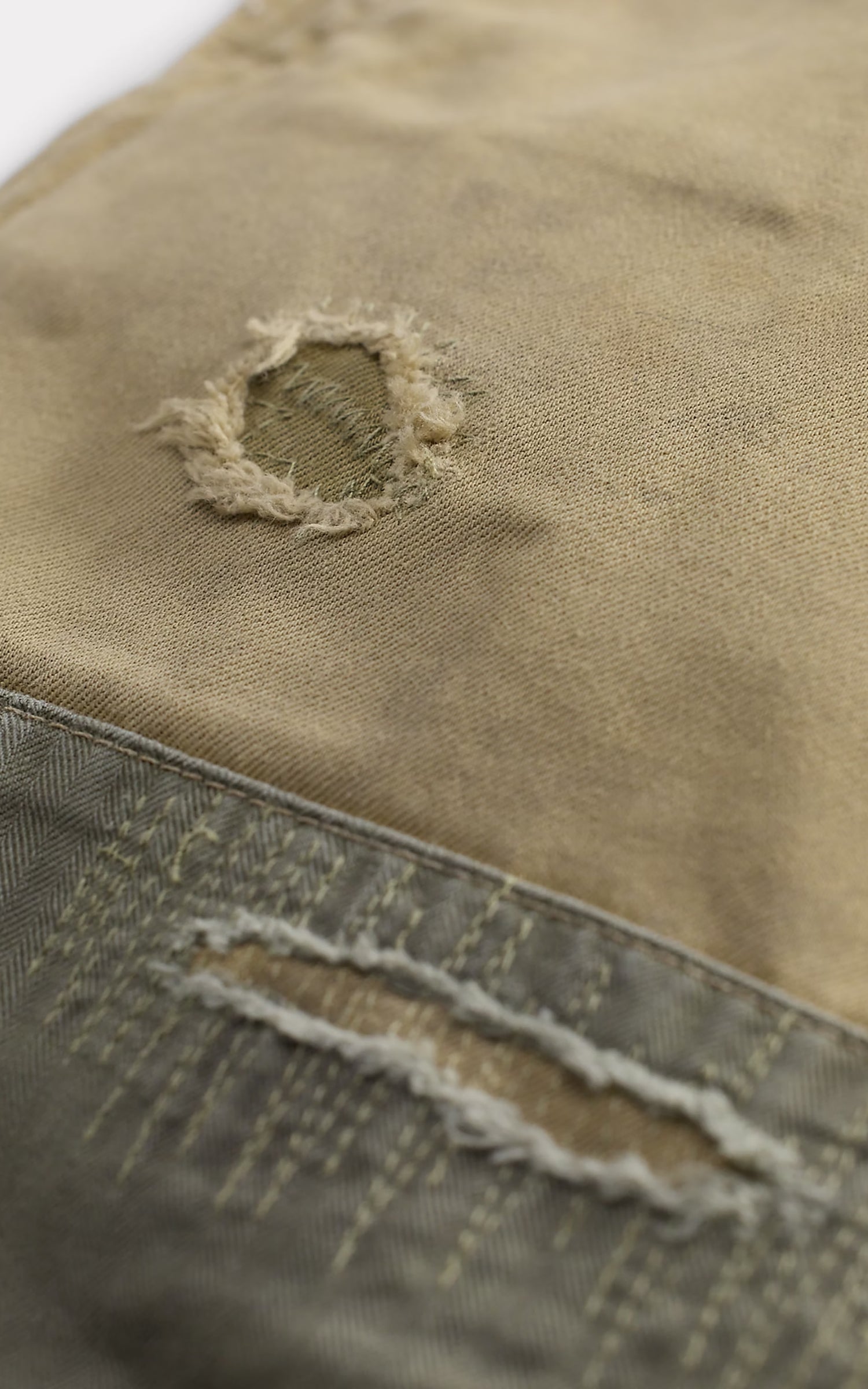 RRL Repaired Chino Field Trouser New Military Khaki W/ Rep