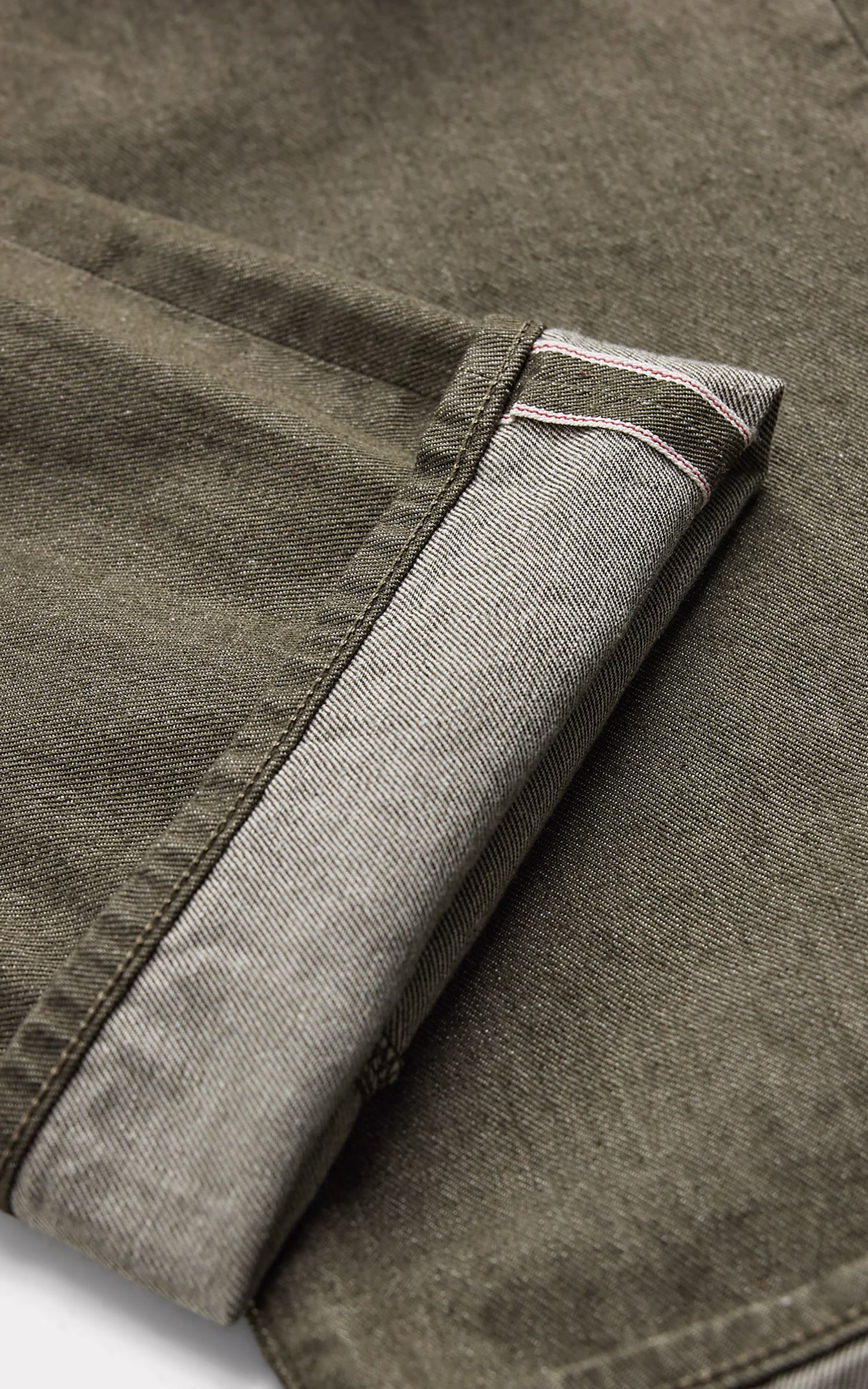 RRL Vintage 5-Pocket Olive Selvedge Jean Olive Rinse