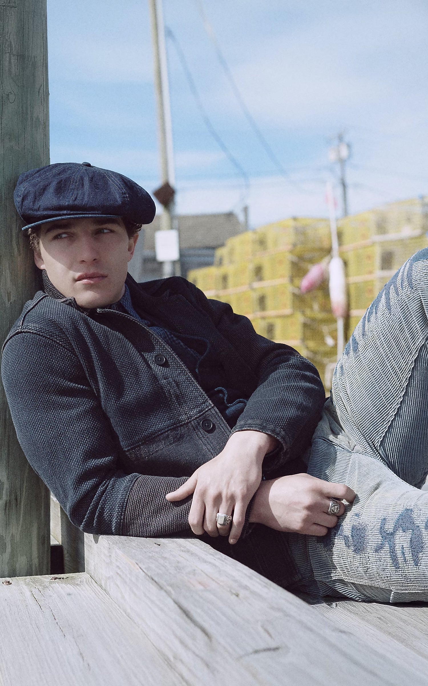 RRL Limited-Edition Patchwork Jacket Indigo