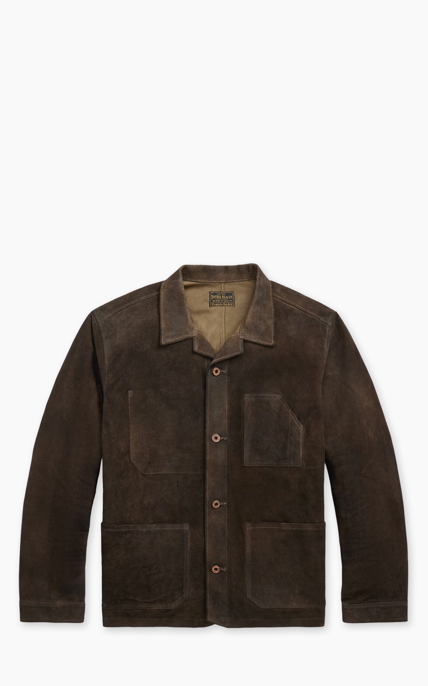 RRL Kenmare Roughout Suede Jacket Vintage Brown