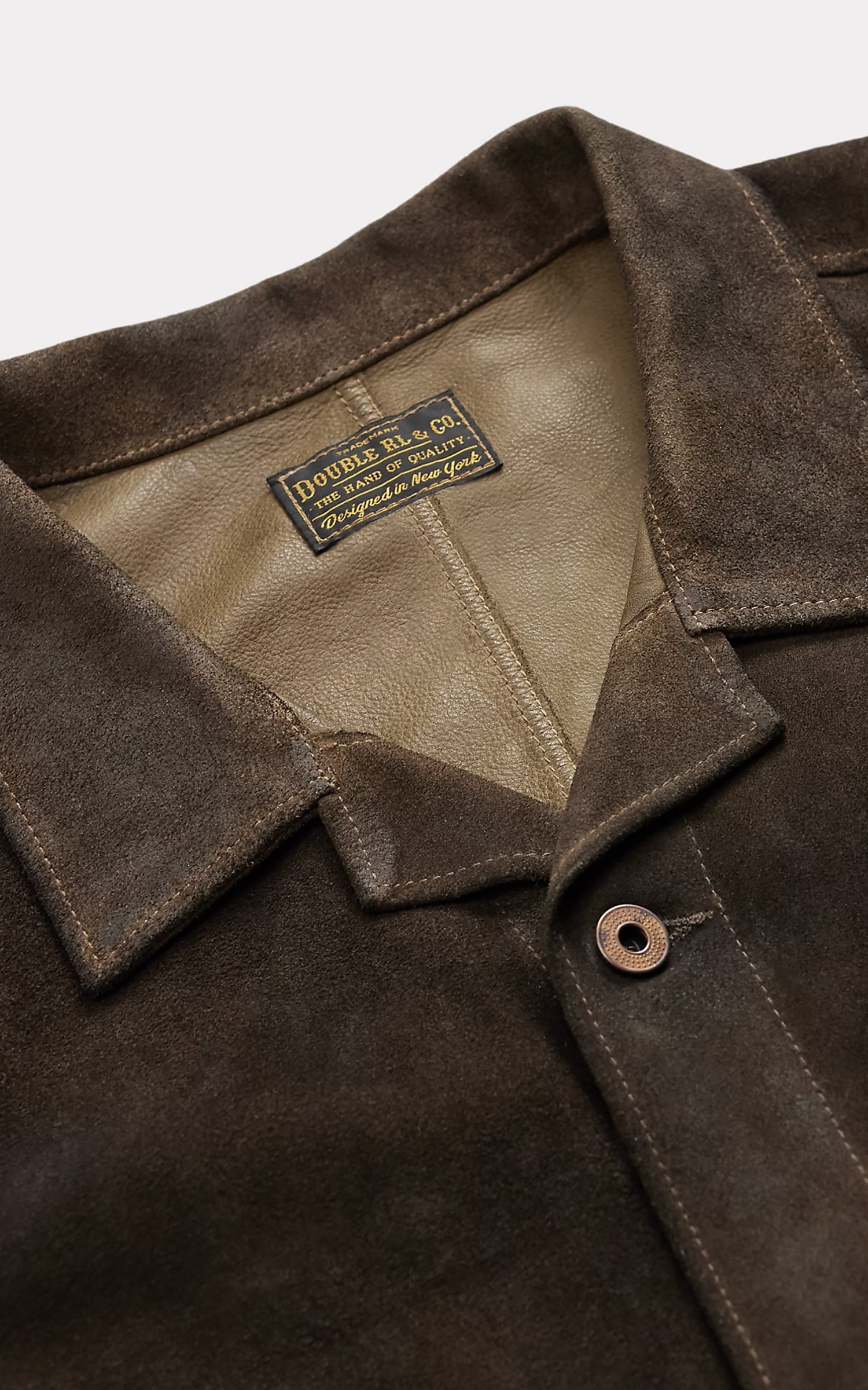 RRL Kenmare Roughout Suede Jacket Vintage Brown