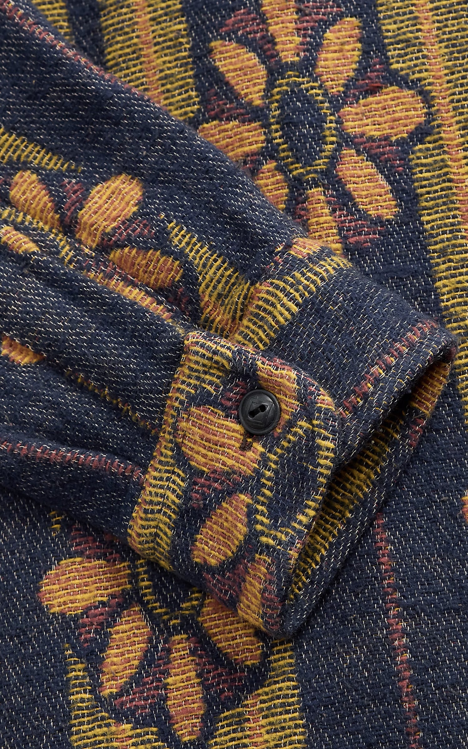 RRL Floral Jacquard Workshirt Plum Multi