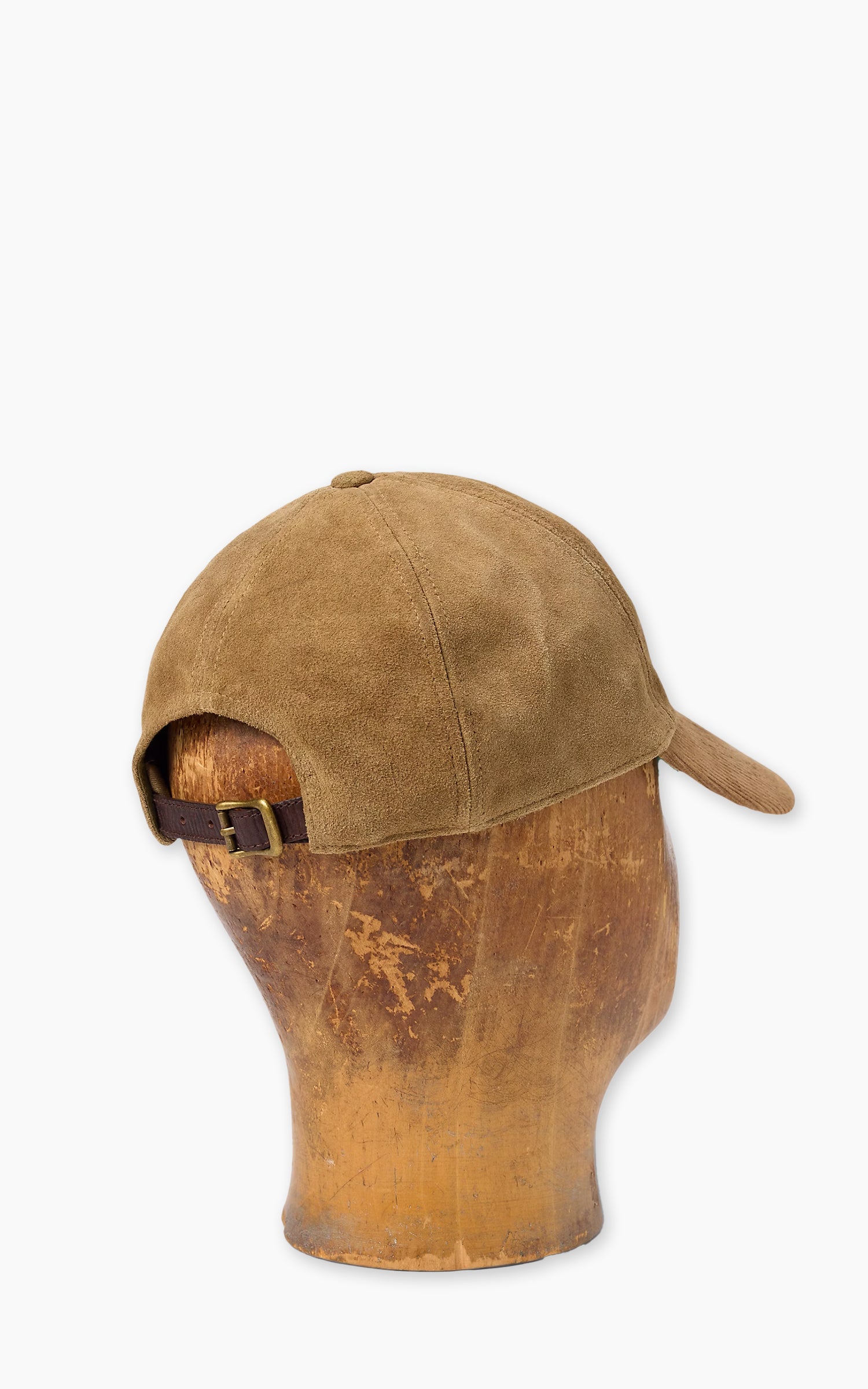RRL Roughout Suede Trucker Cap Tan