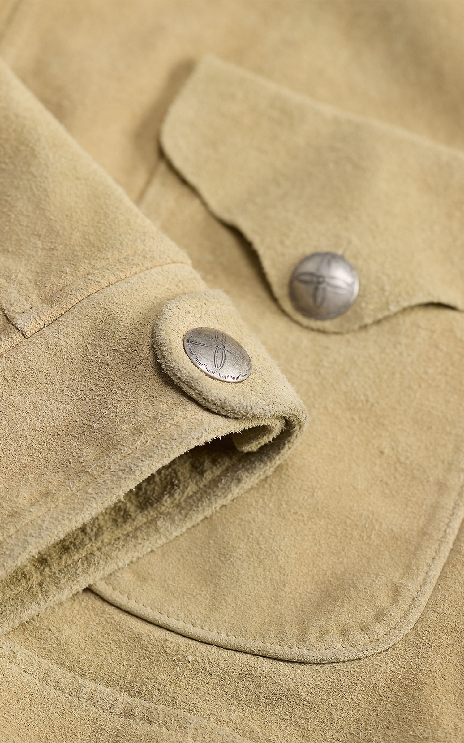 RRL Roughout Suede Jacket Vintage Ivory