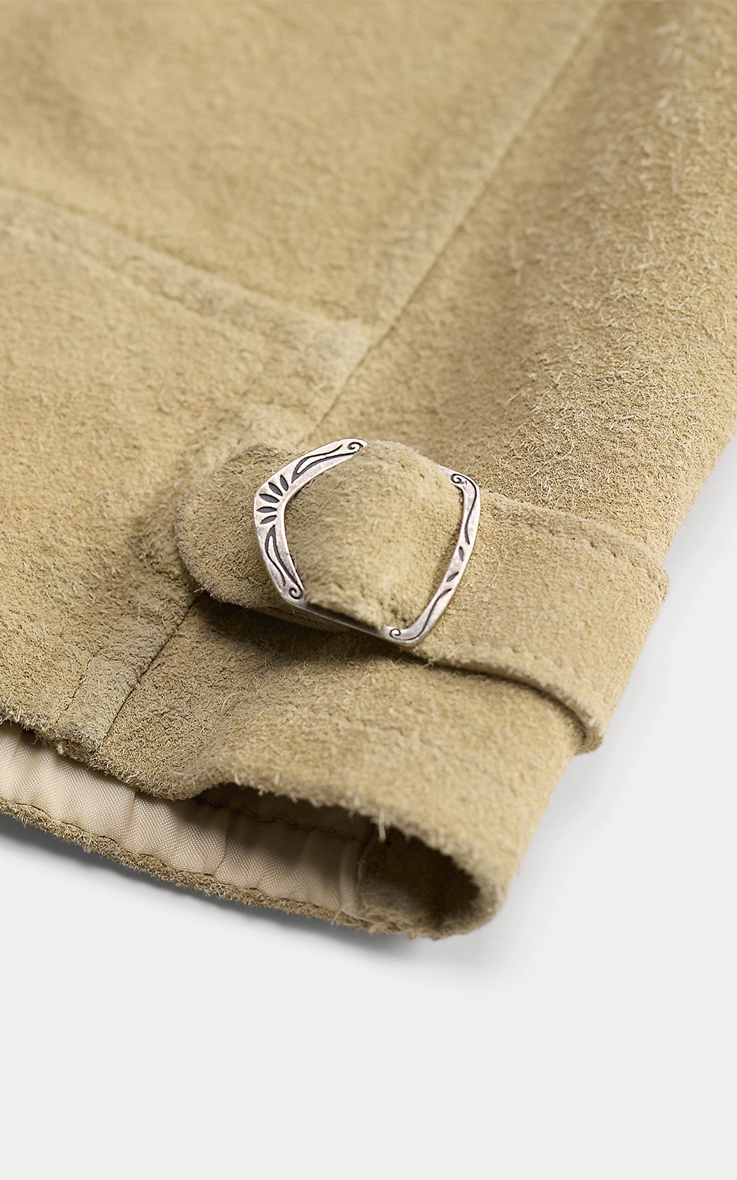 RRL Roughout Suede Jacket Vintage Ivory