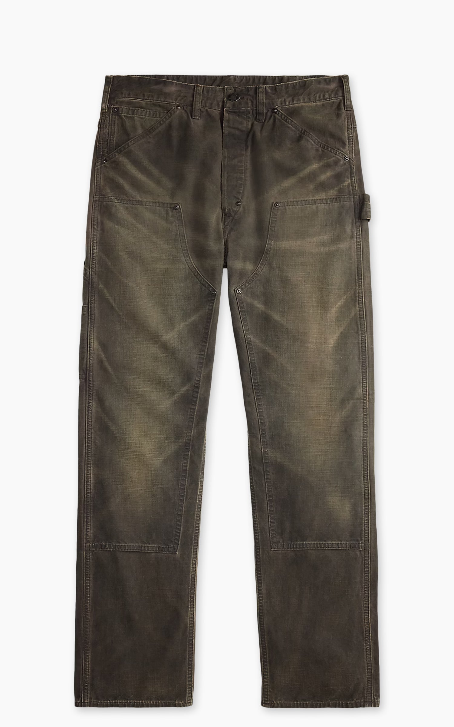 RRL Engineer Fit Canvas Carpenter Trouser Black