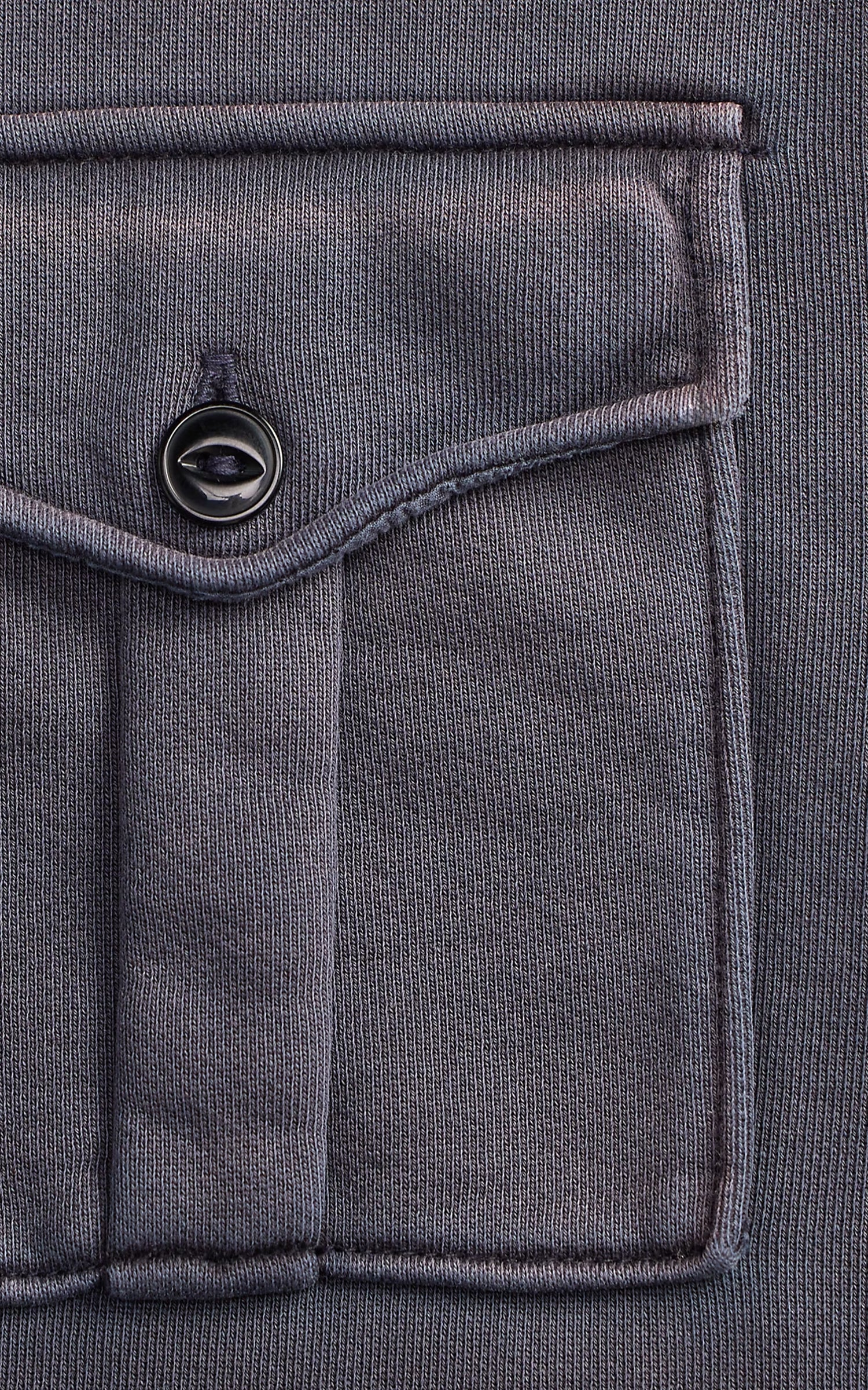 RRL French Terry Graphic Sweatshirt Faded Blue