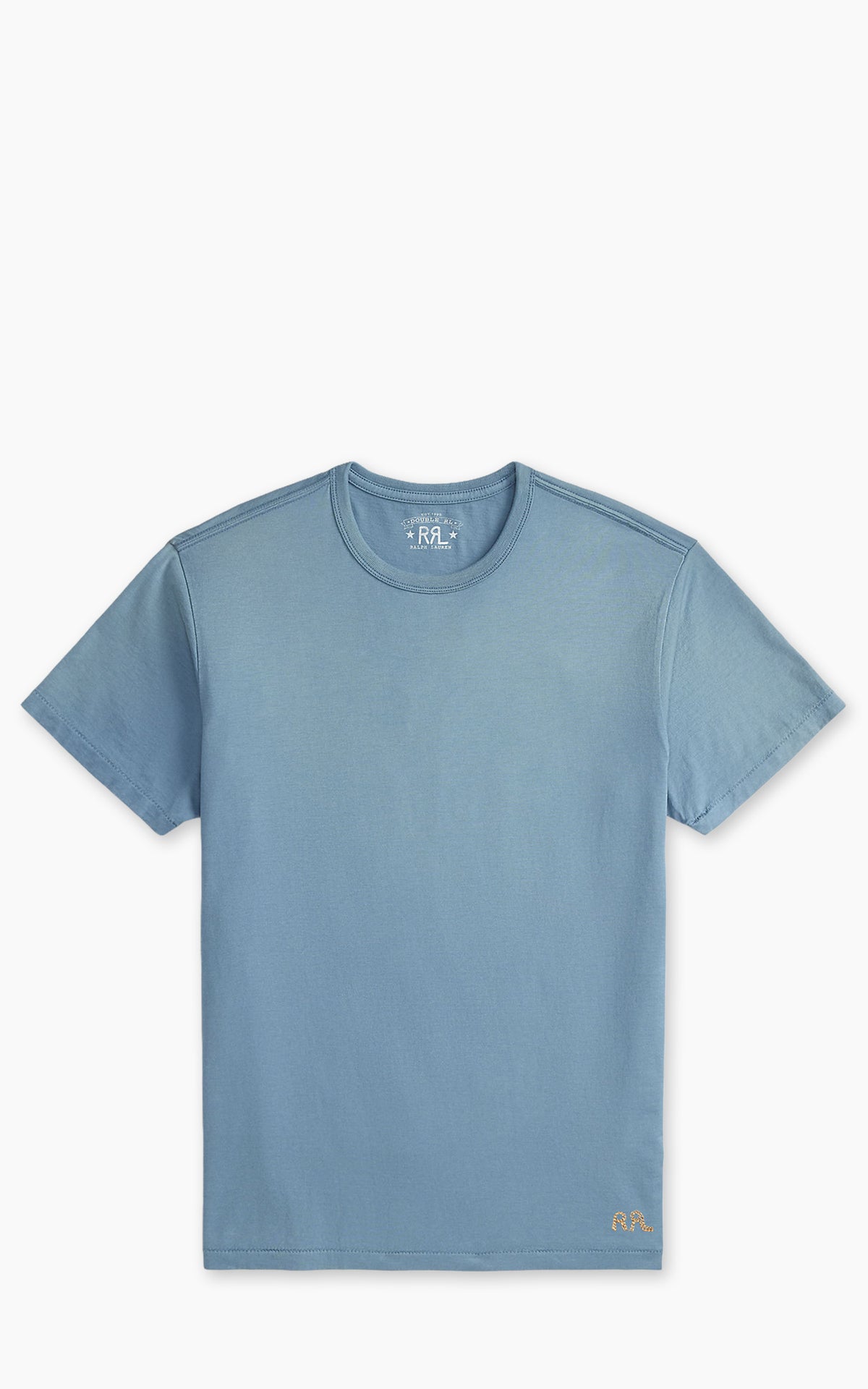 RRL Garment-Dyed Crewneck T-Shirt Cast Green