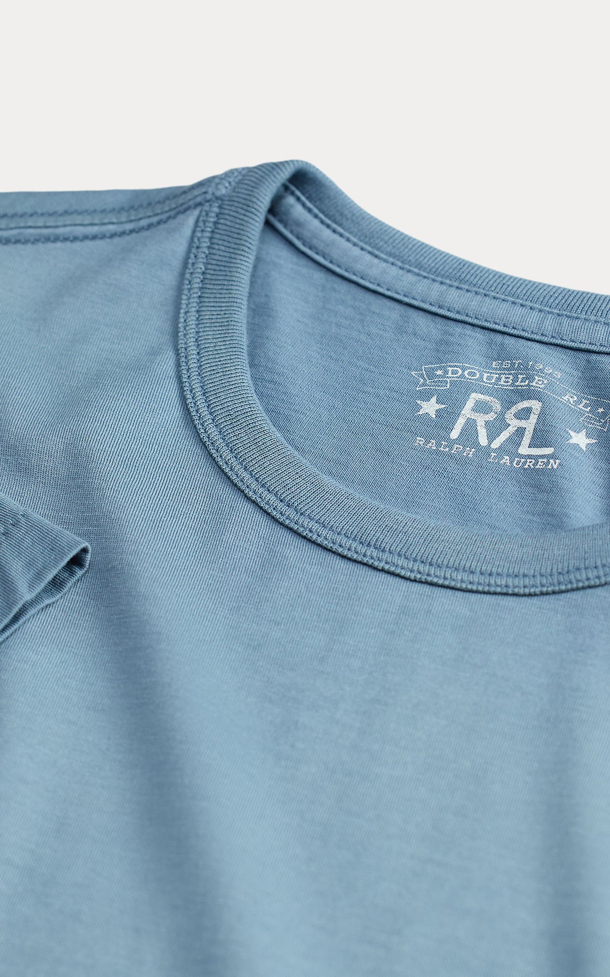 RRL Garment-Dyed Crewneck T-Shirt Cast Green