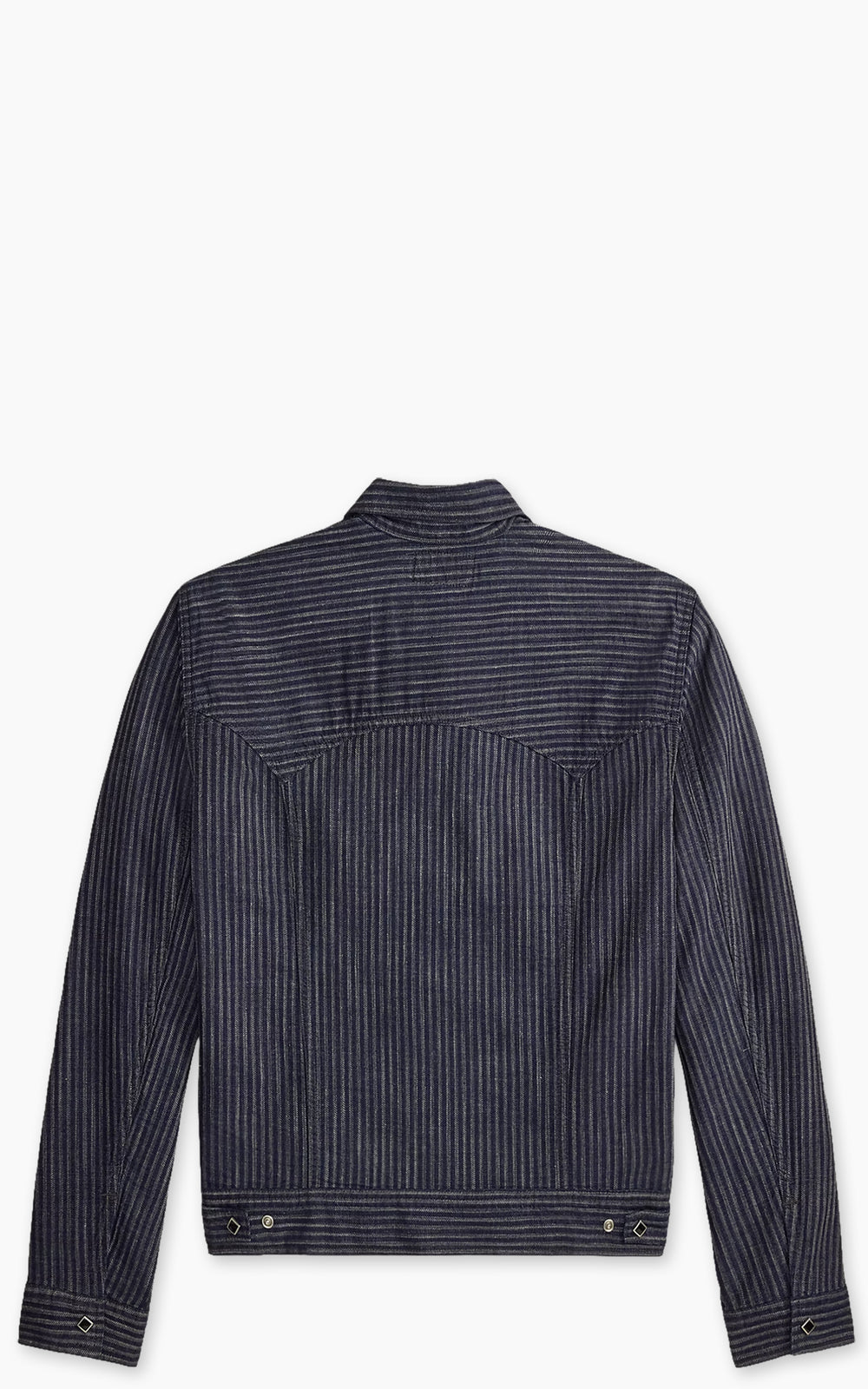 RRL Striped Jacquard Jacket Indigo Rinse