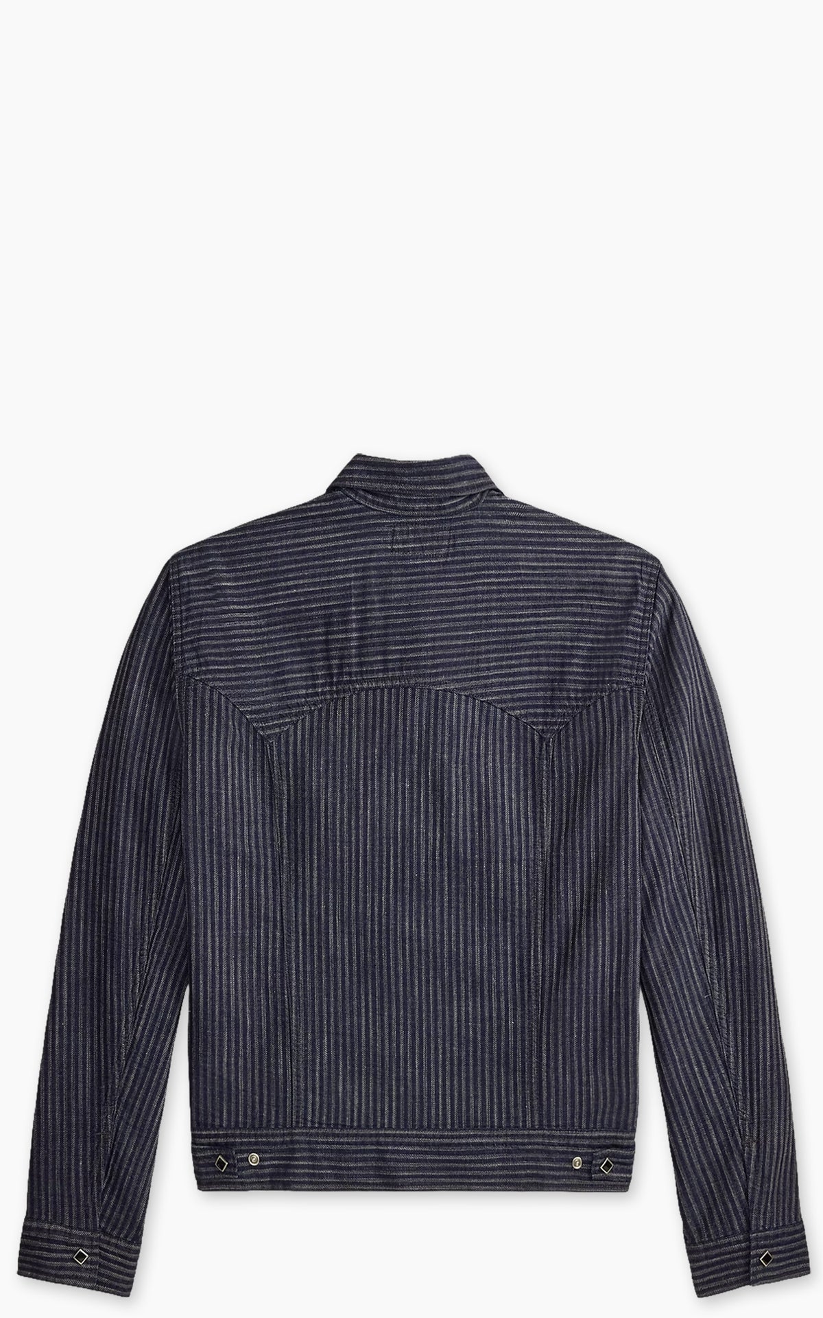 RRL Striped Jacquard Jacket Indigo Rinse
