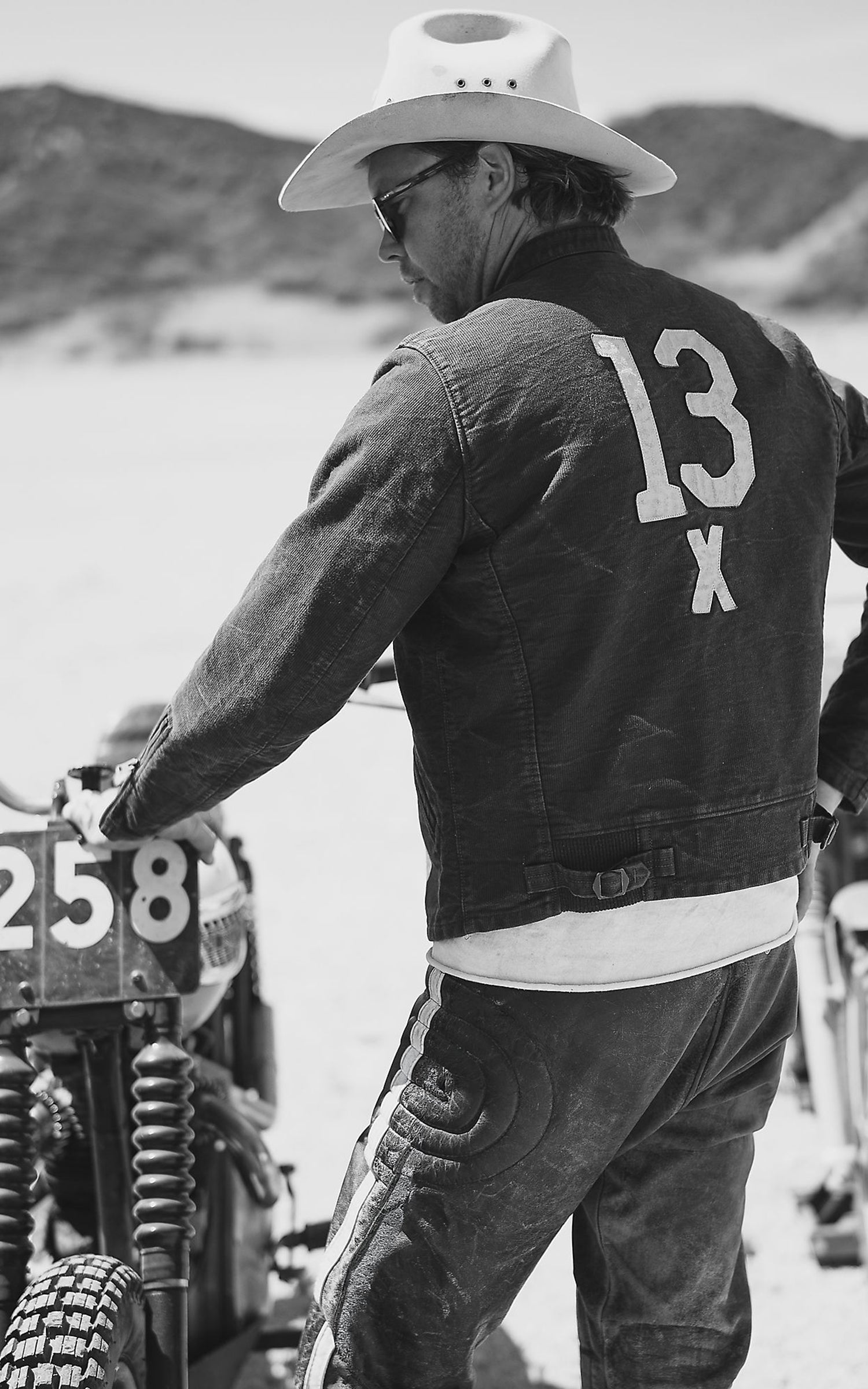 RRL Lightweight Corduroy Café-Racer-Jacket Vintage Black