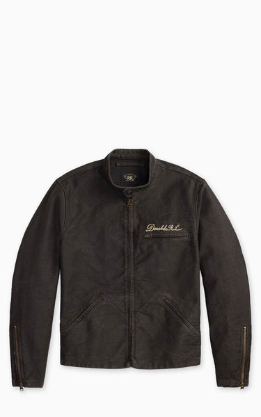 RRL Lightweight Corduroy Café-Racer-Jacket Vintage Black