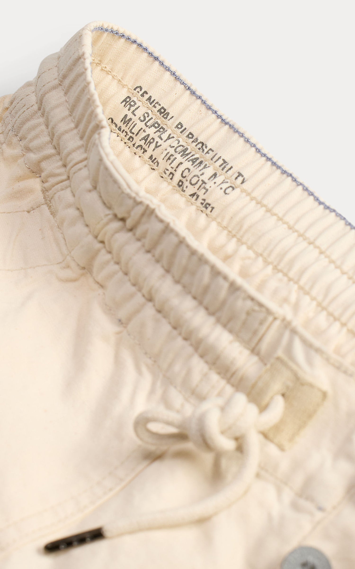 RRL Canvas Utility Short Seeded Natural
