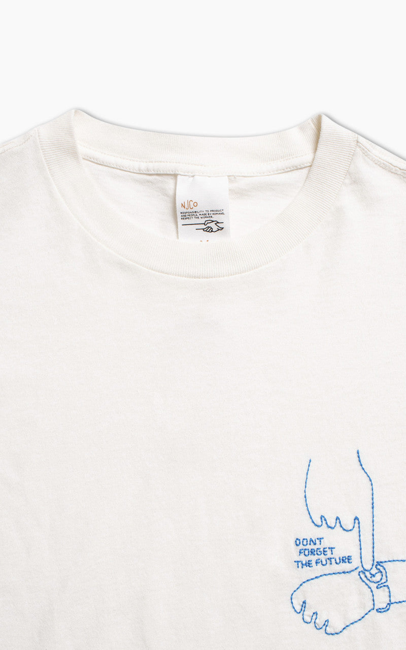 Nudie Jeans Koffe Future Tee Offwhite