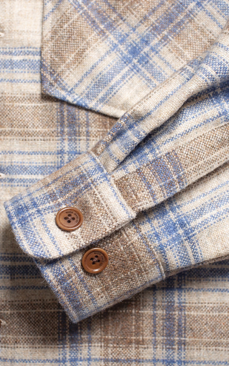 Nudie Jeans Vincent Board Shirt Beige