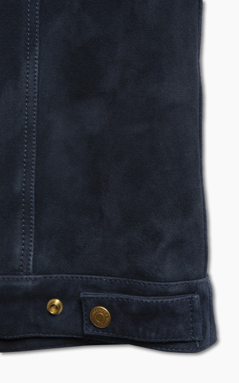 Nudie Jeans Robby Nubuck Jacket Navy