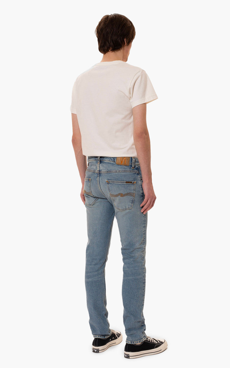 Nudie Jeans Grim Tim Blue Smoke