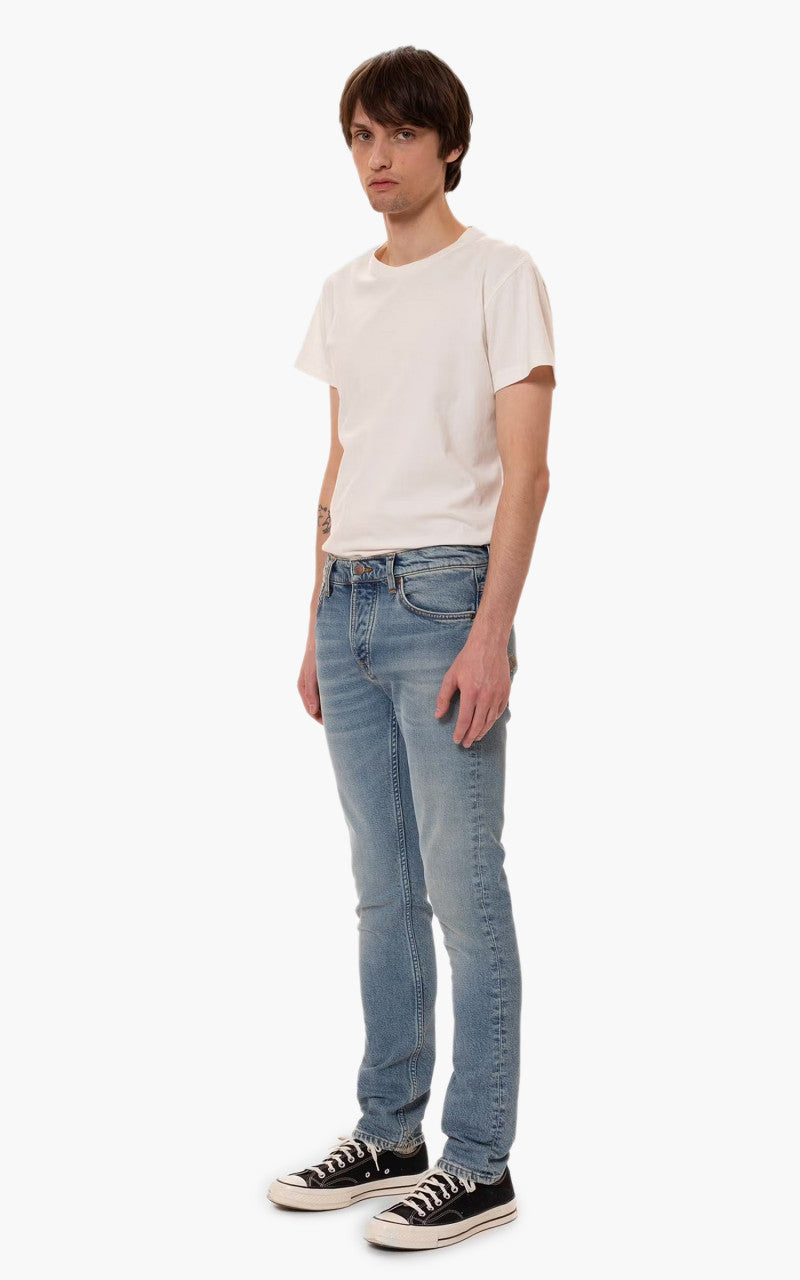 Nudie Jeans Grim Tim Blue Smoke