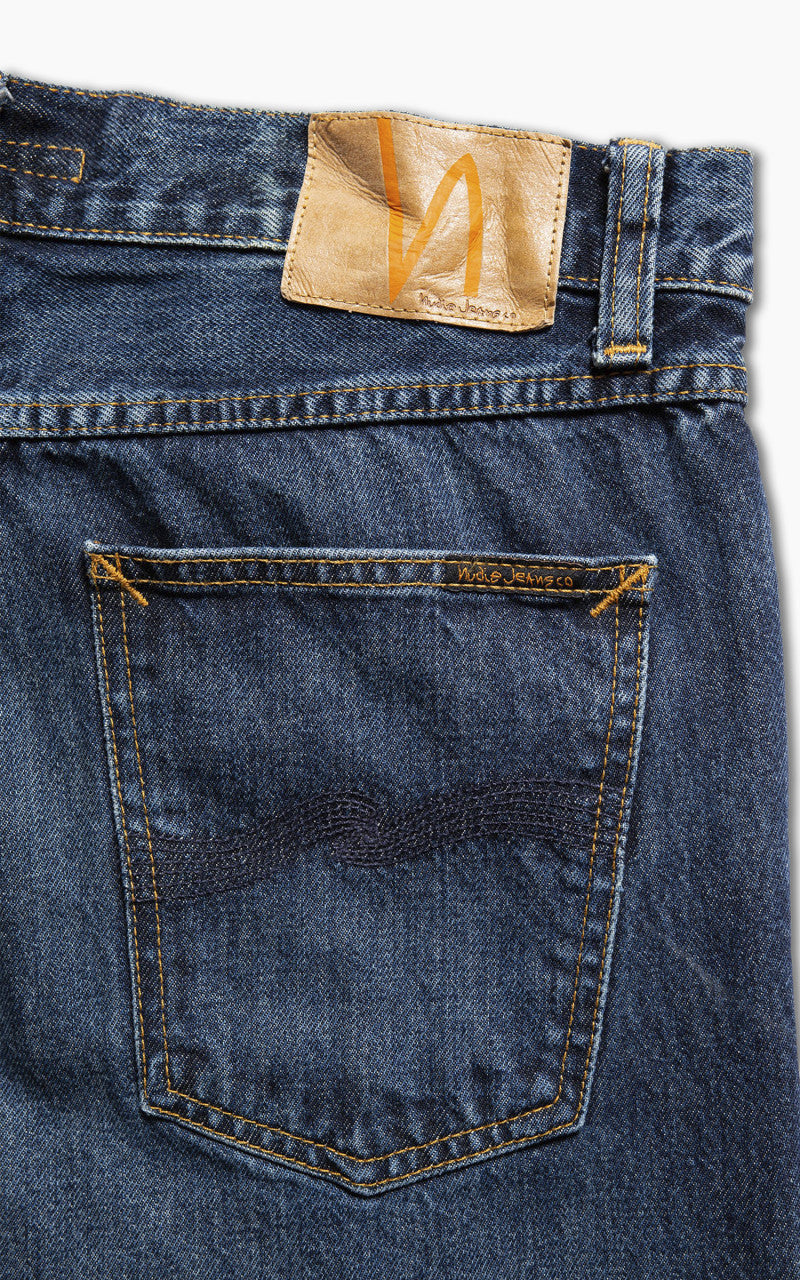 Nudie Jeans Steady Eddie II Blue Soil