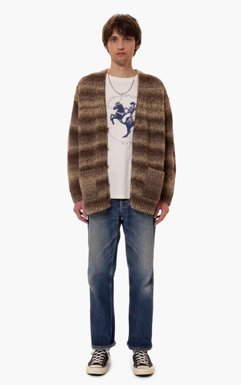 Nudie Jeans Kent Fuzzy Cardigan Multi