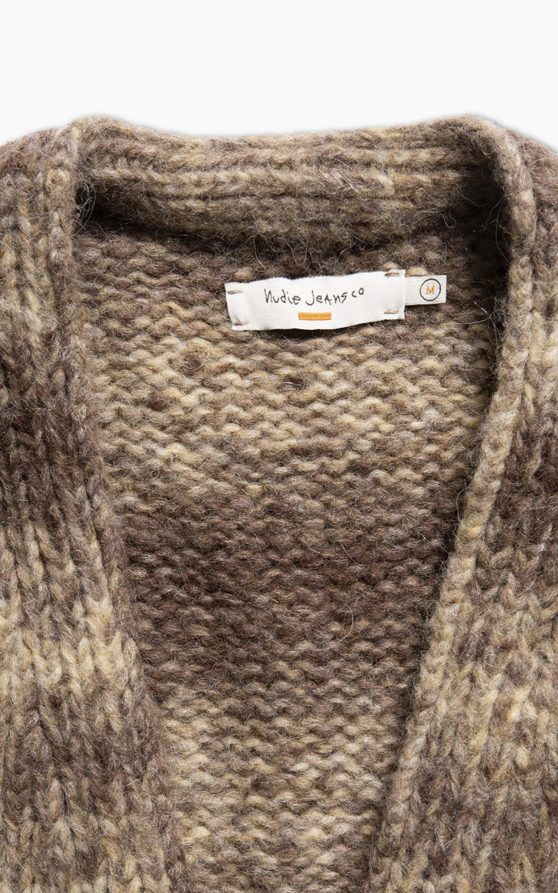 Nudie Jeans Kent Fuzzy Cardigan Multi