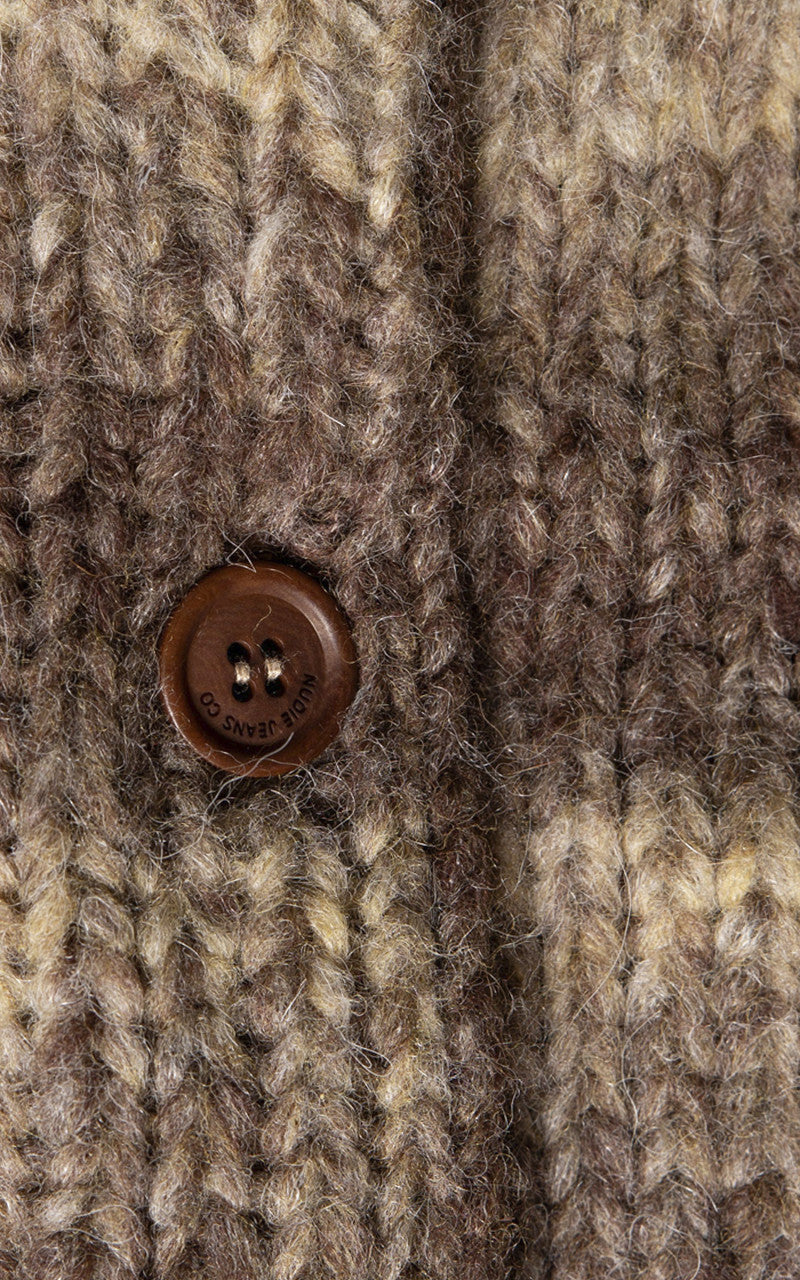 Nudie Jeans Kent Fuzzy Cardigan Multi
