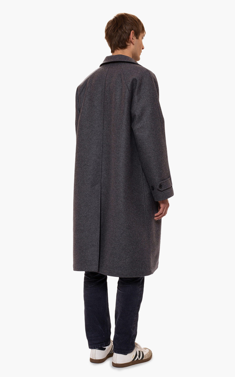 Nudie Jeans Corey Car Coat Antracite Melange