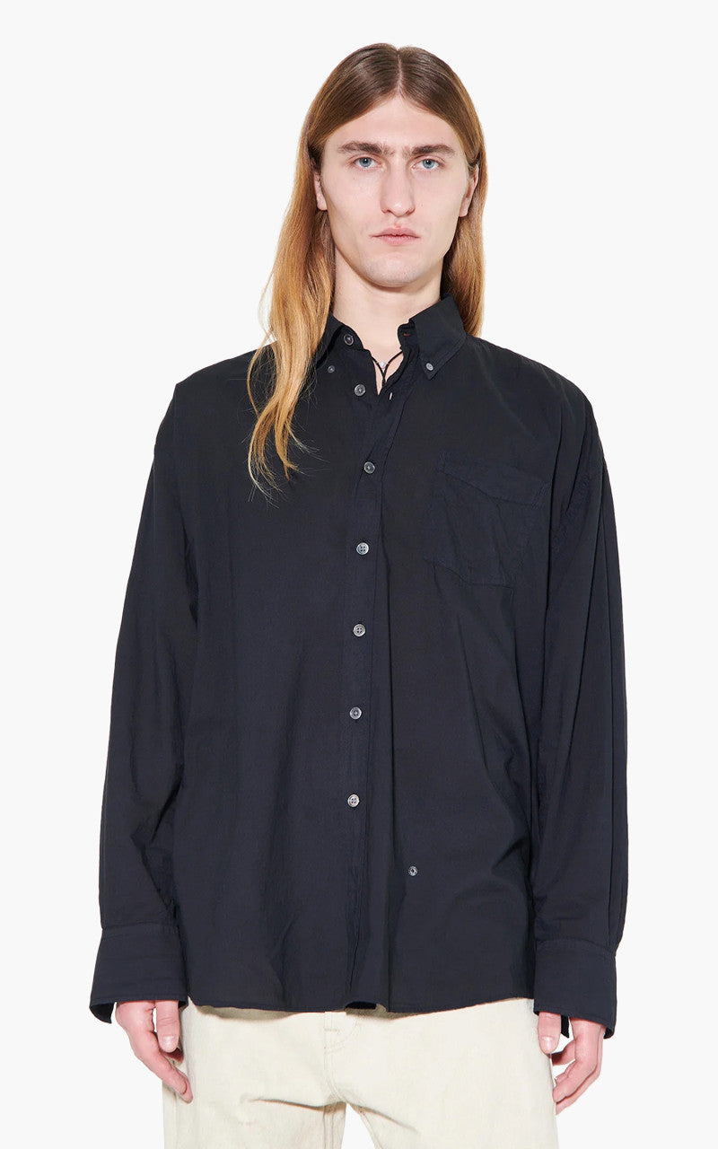 トップス OUR LEGACY Borrowed BD Shirt MR192BB Our Legacy BORROWED BD SHIRT - BLACK VOILE | Garmentory